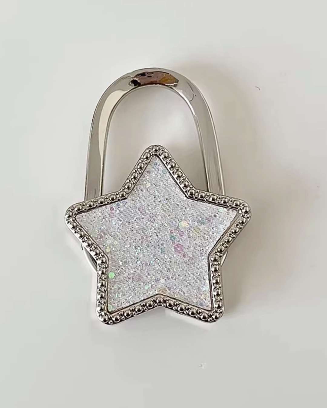 glitter butterfly and star hook for bags