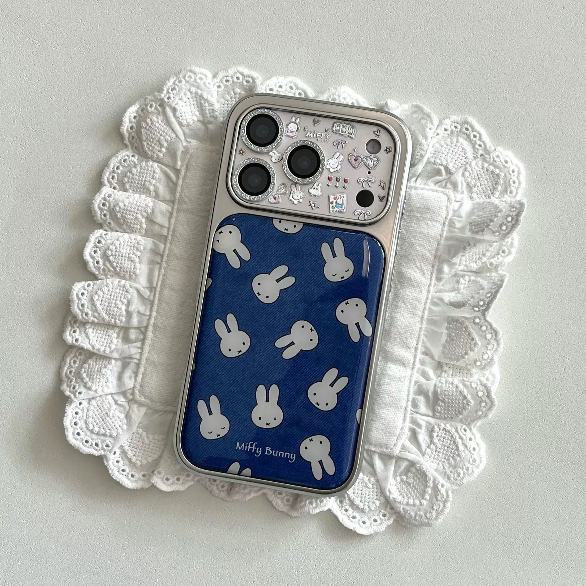 blue bunny phone case