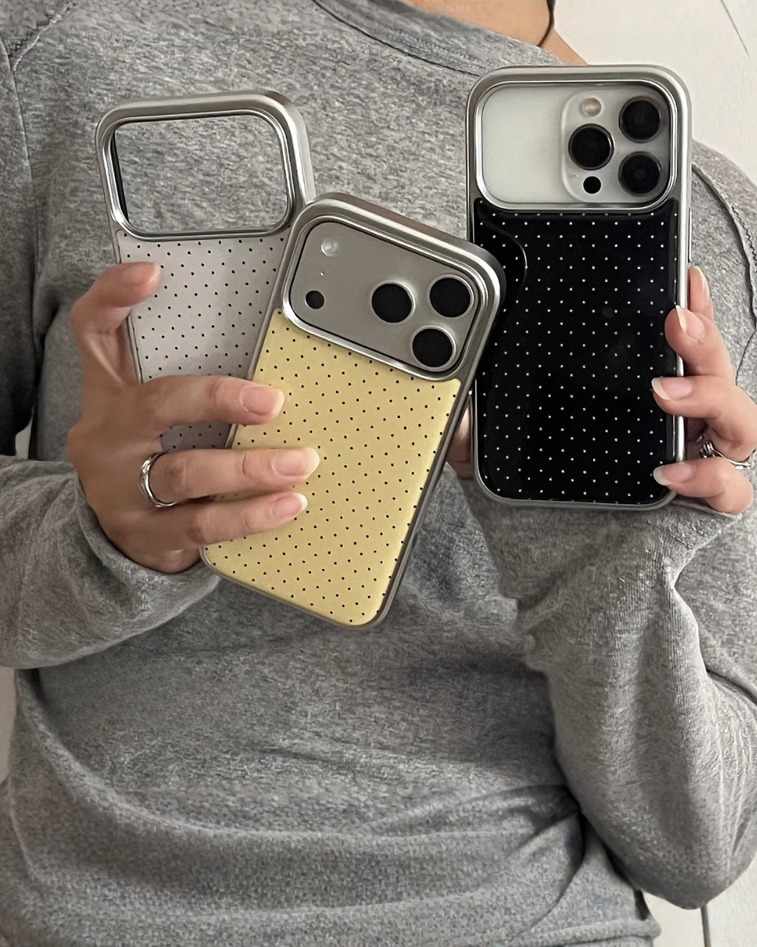 mini polka phone case