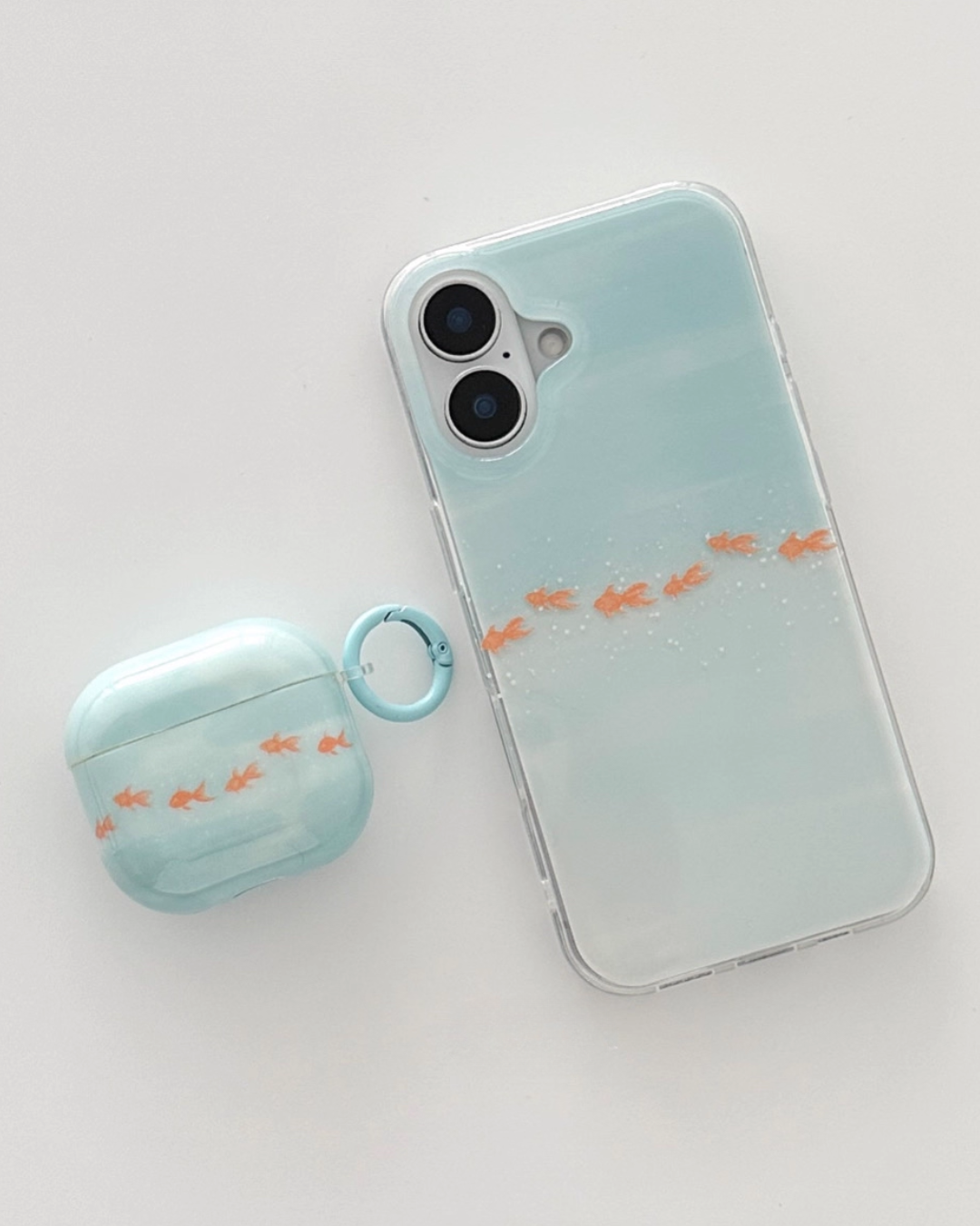 swim goldfish phone case