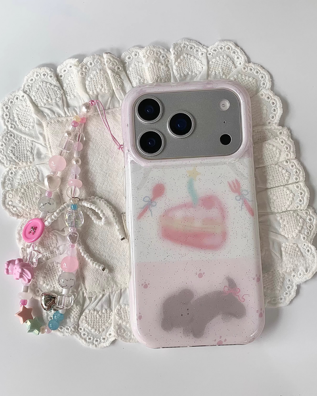 strawberry cake phone case
