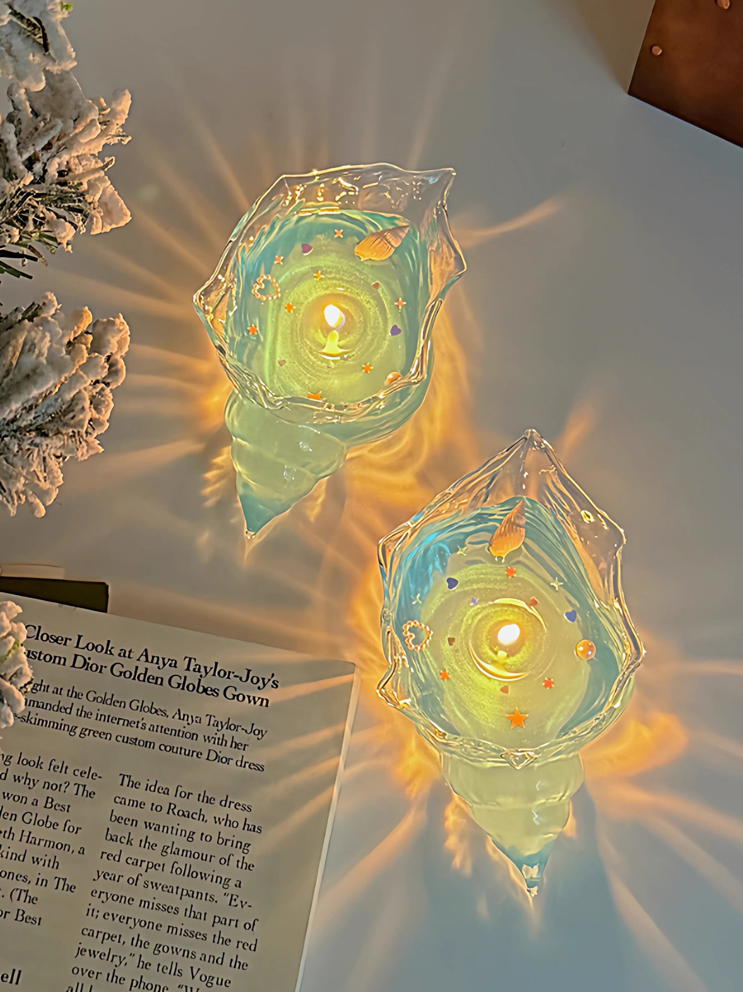 seashell candle ๐ฏ๏ธ