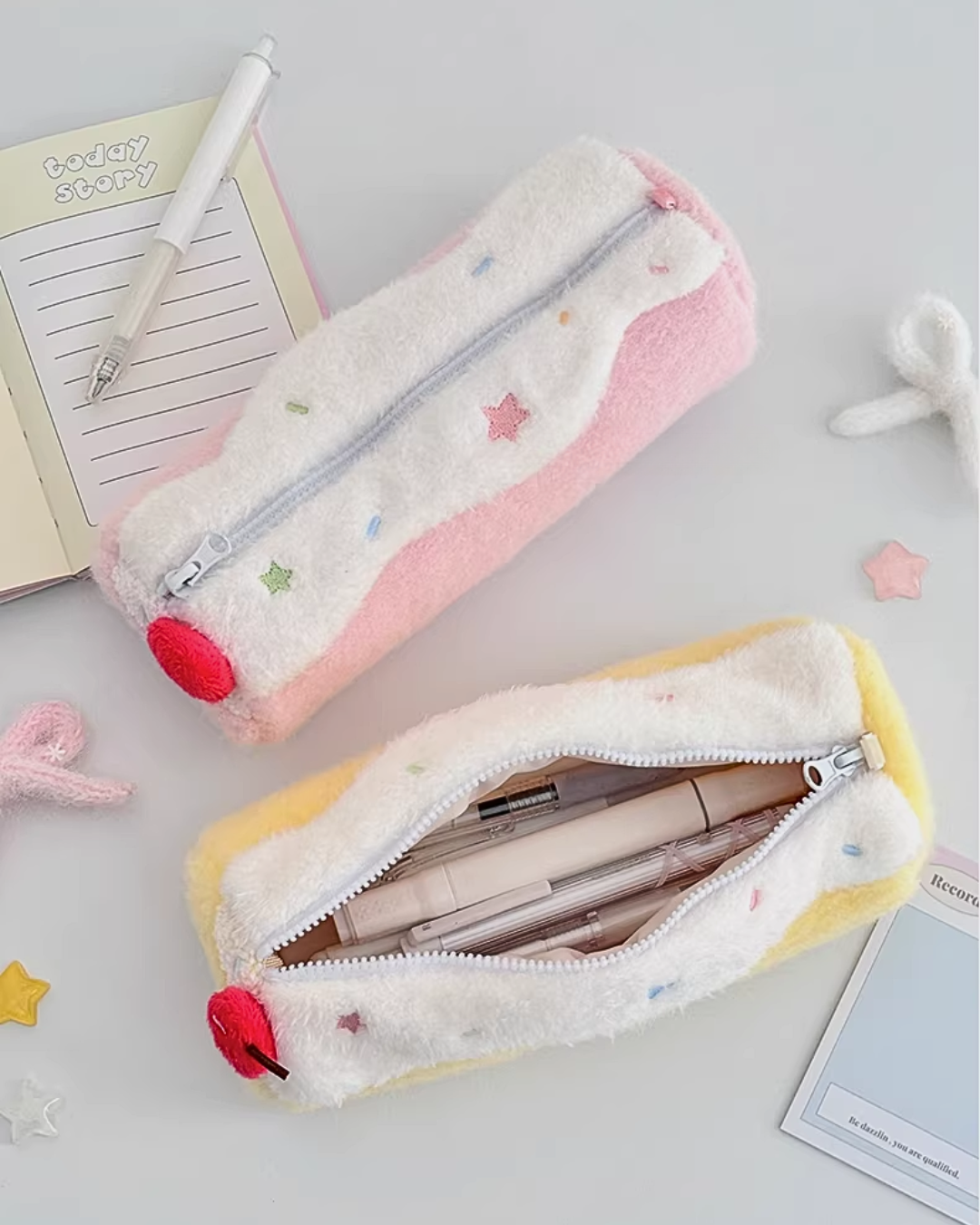 swiss roll plush pencil case π°β¨