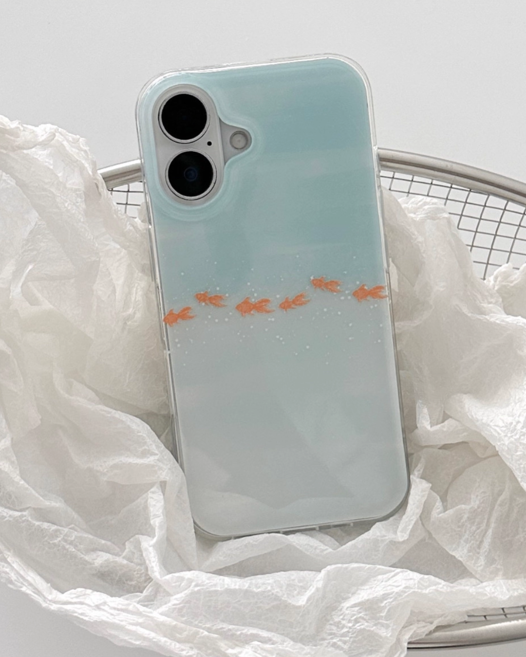 swim goldfish phone case