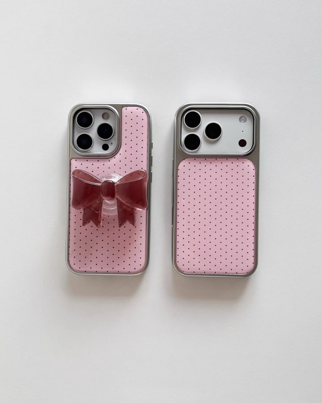 bowknot polka iphone case