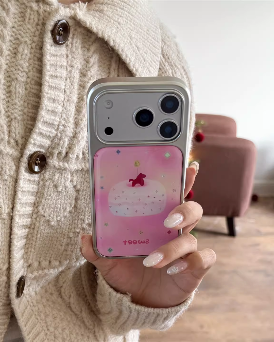 birthday donut phone case
