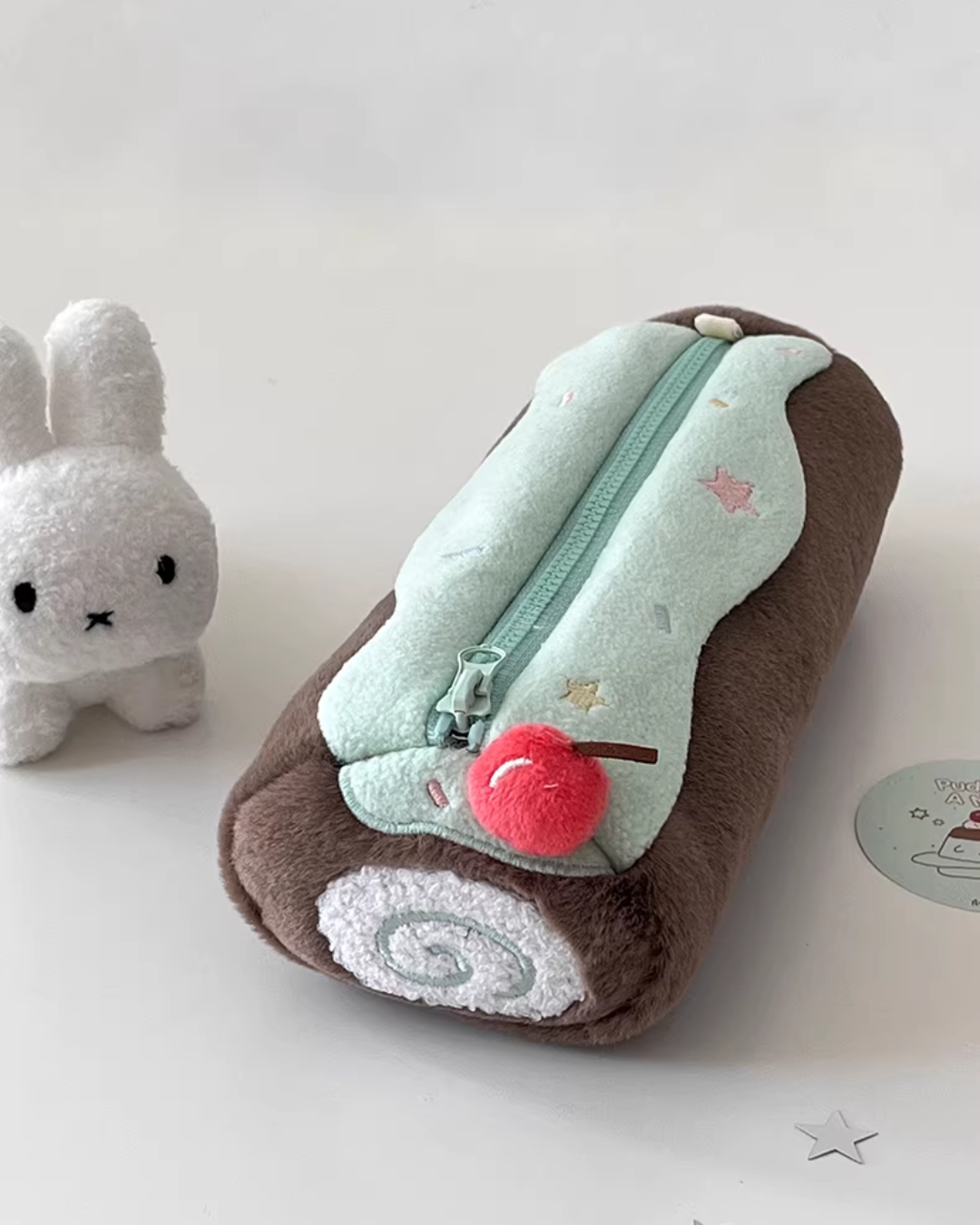 swiss roll plush pencil case π°β¨