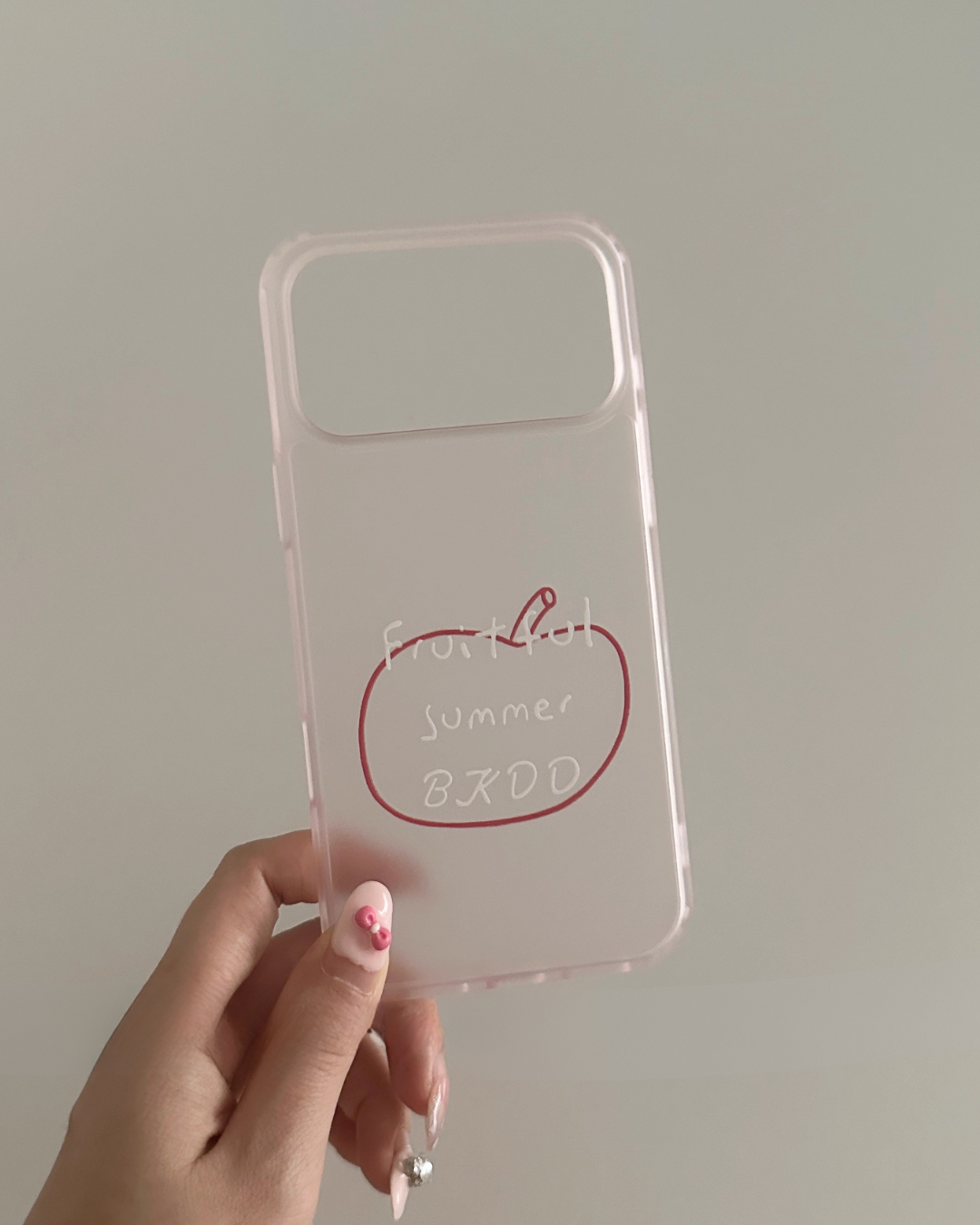 pink fruitful summer phone case