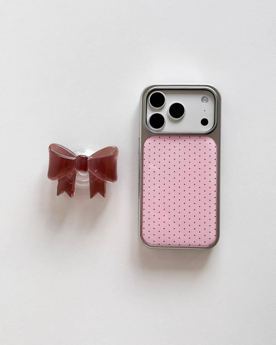 bowknot polka iphone case