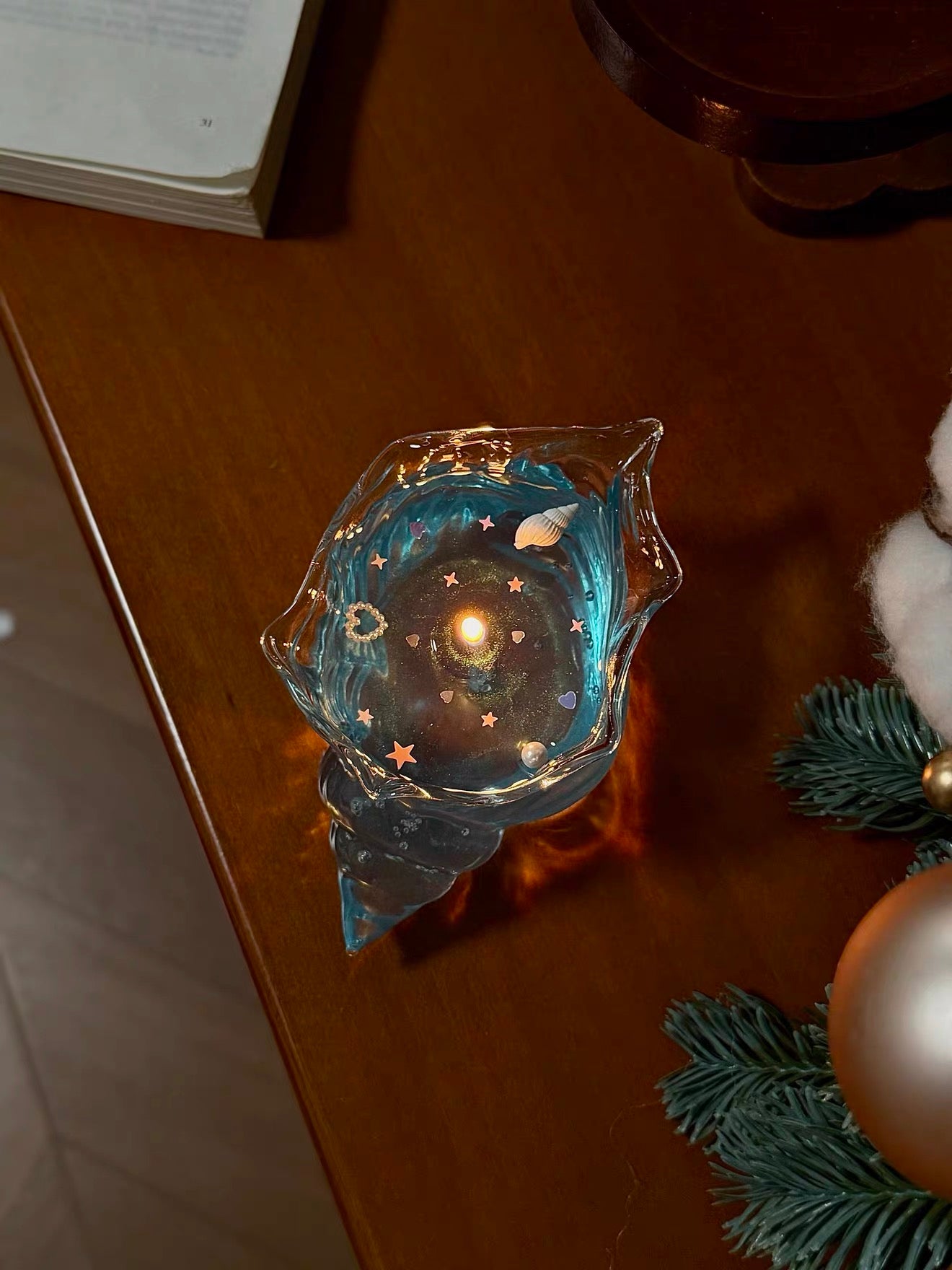 seashell candle ๐ฏ๏ธ