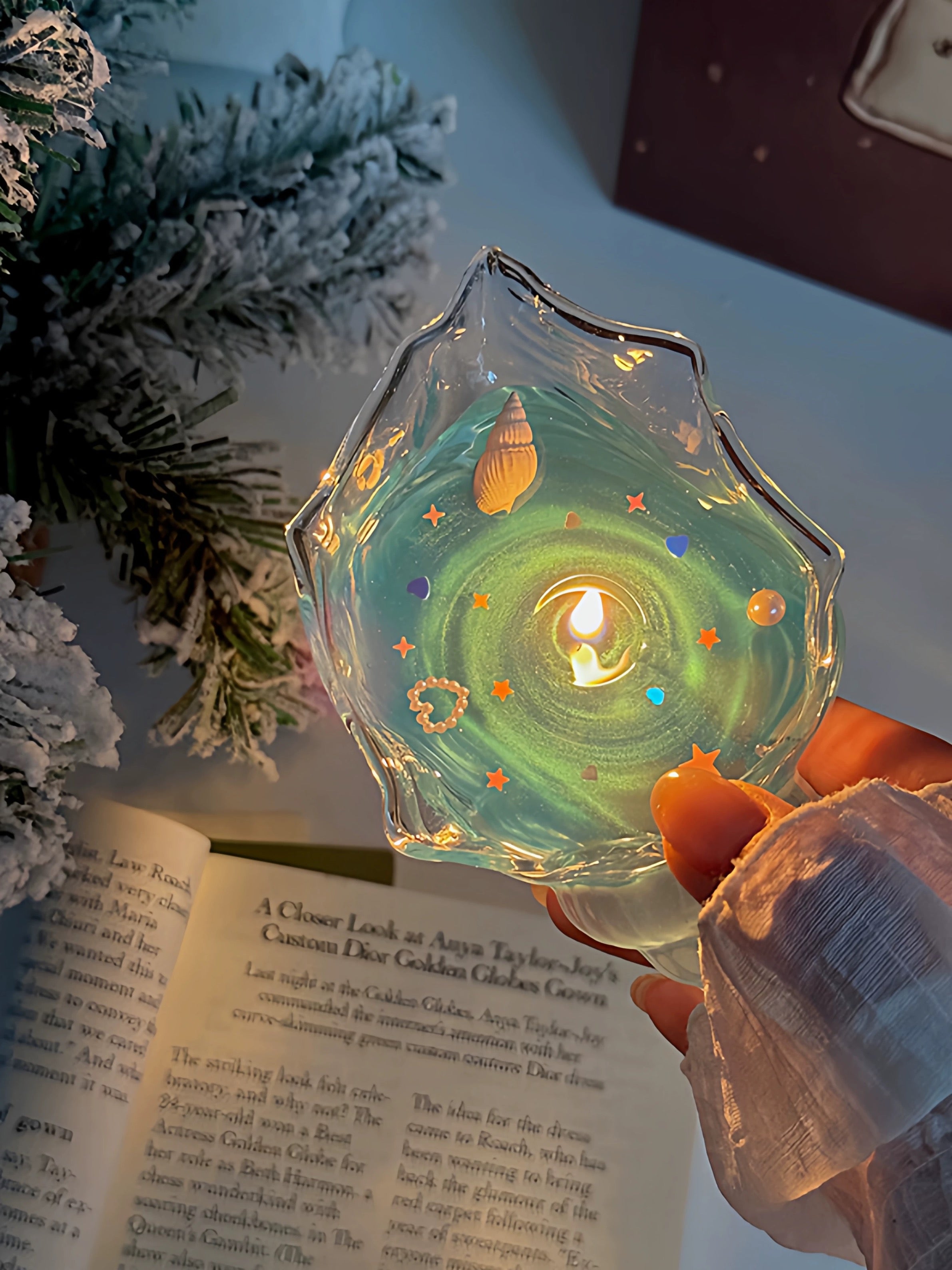 seashell candle ๐ฏ๏ธ