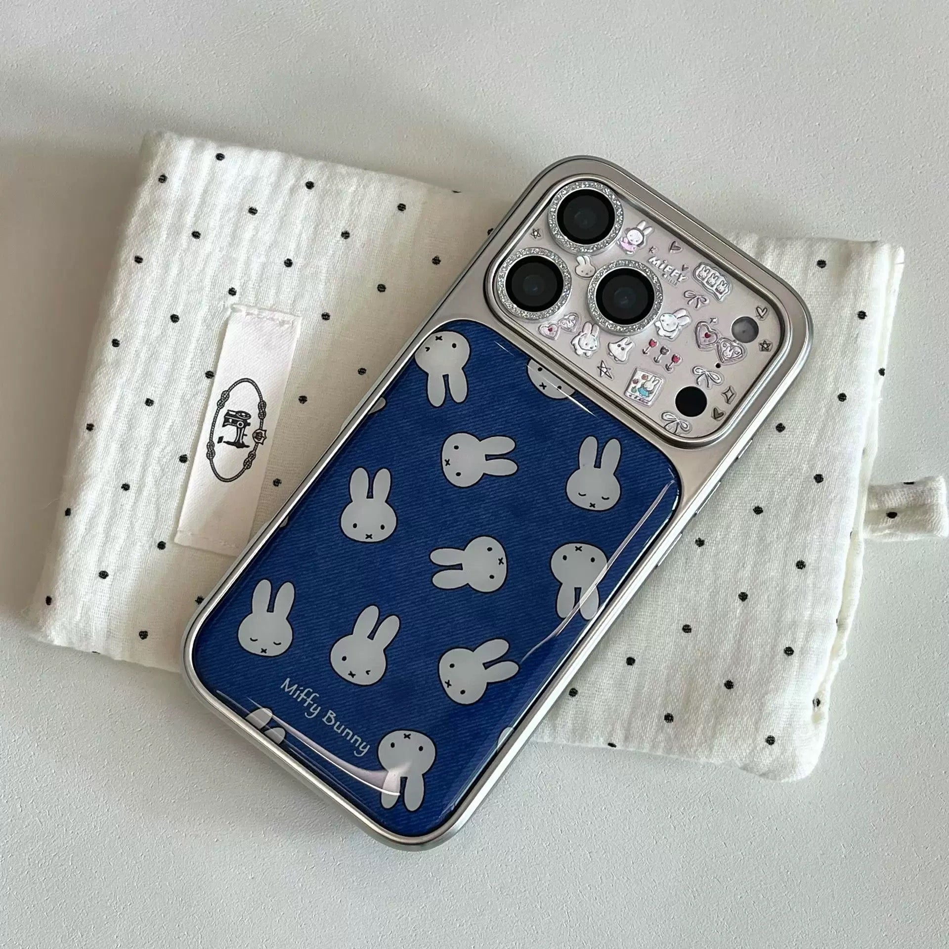 blue bunny phone case