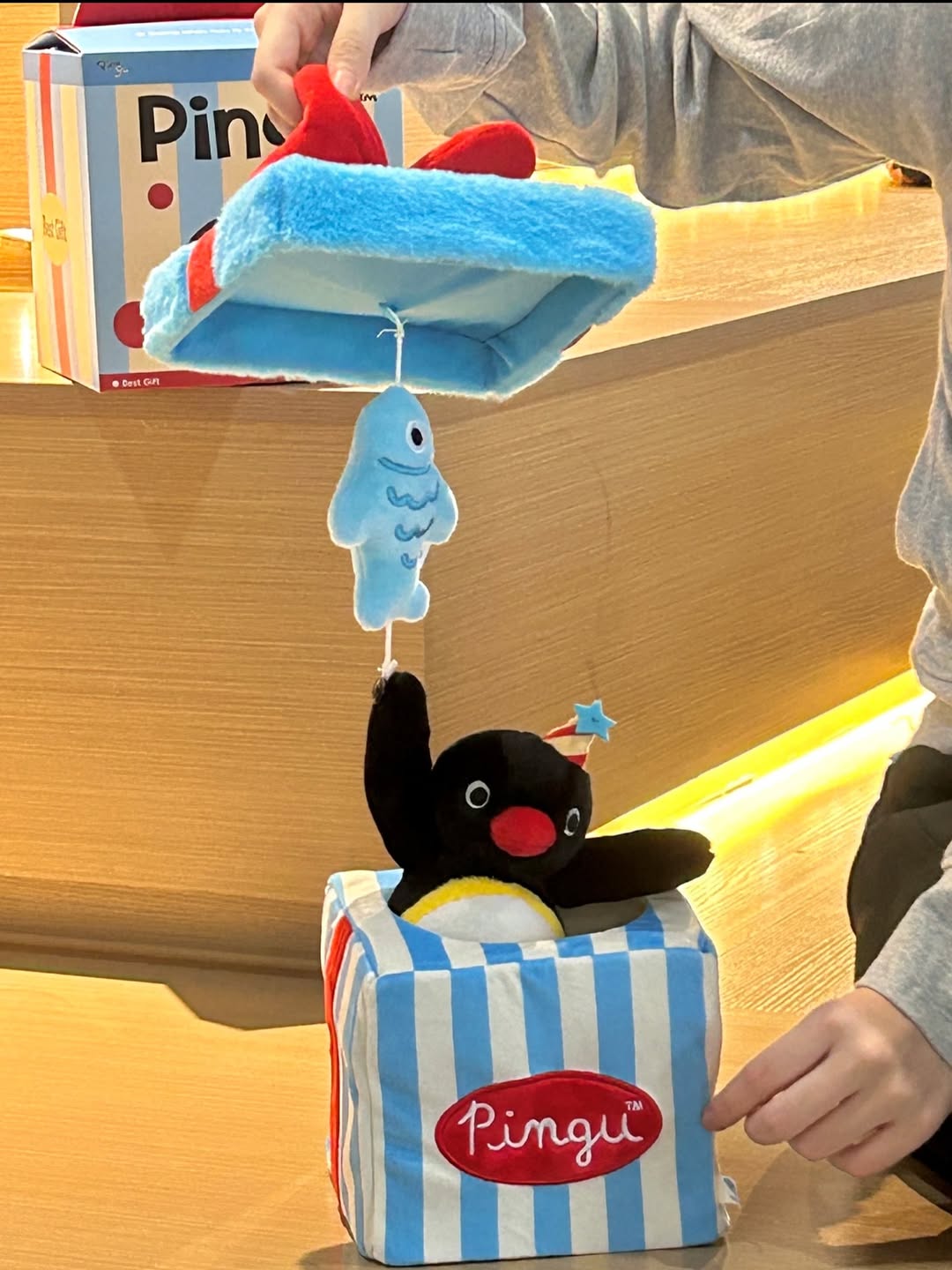 pingu birthday surprise gift box