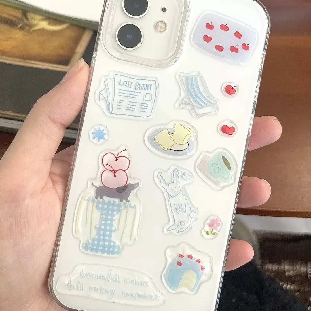 apple on vacation stickers
