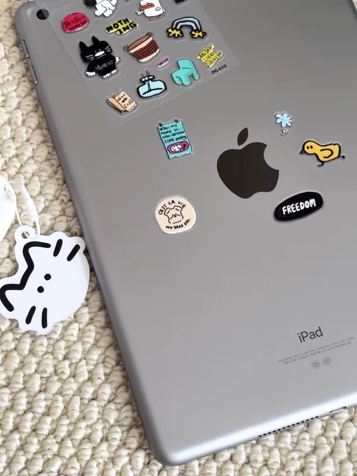 little cartoon sticker