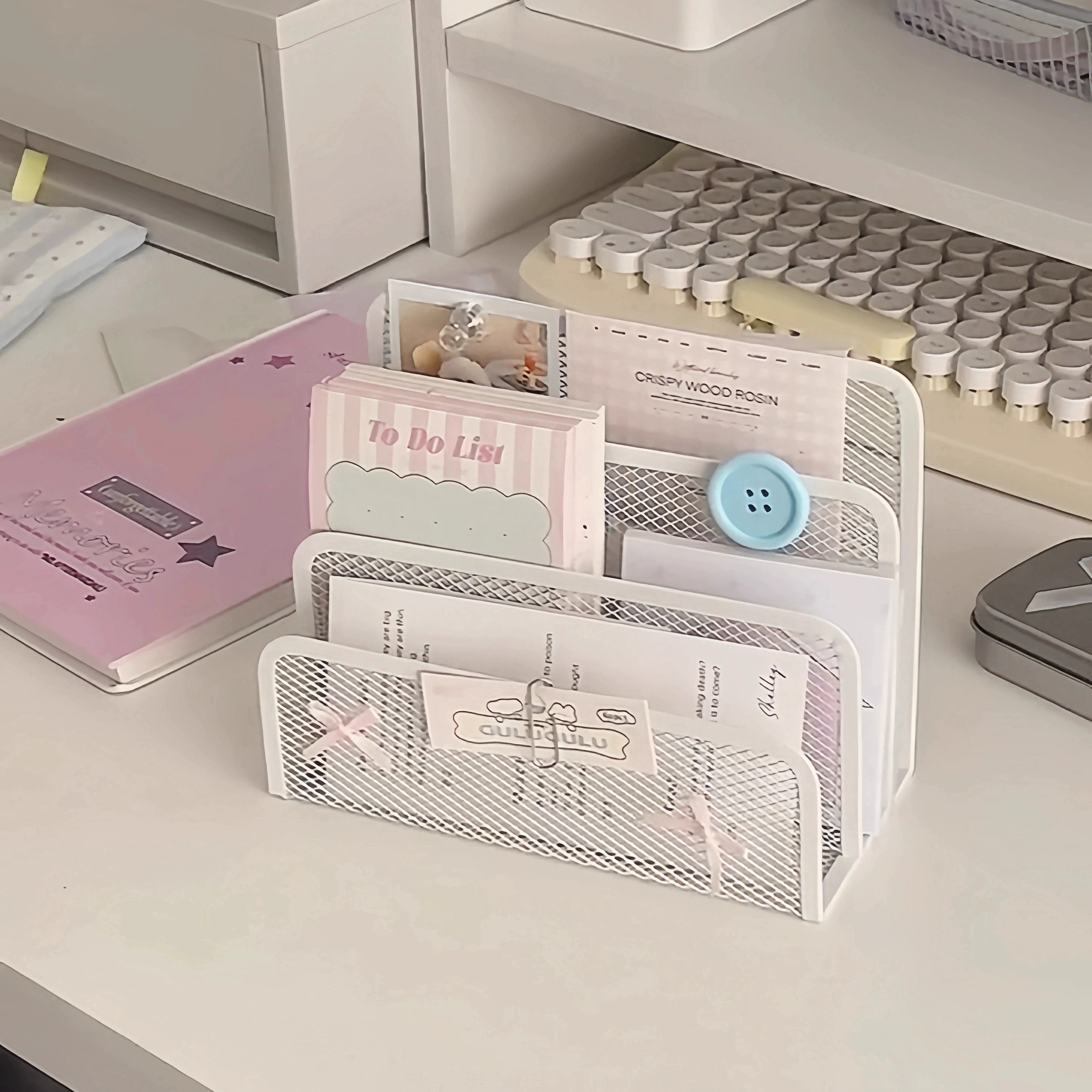 small desk note holder