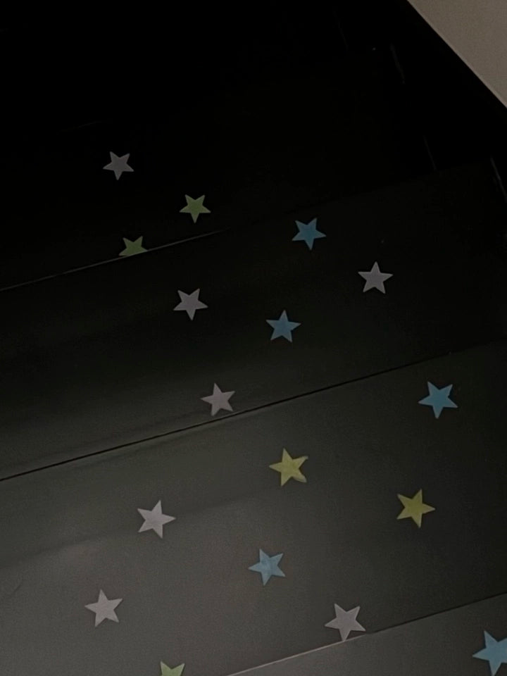 luminous star wall stickers