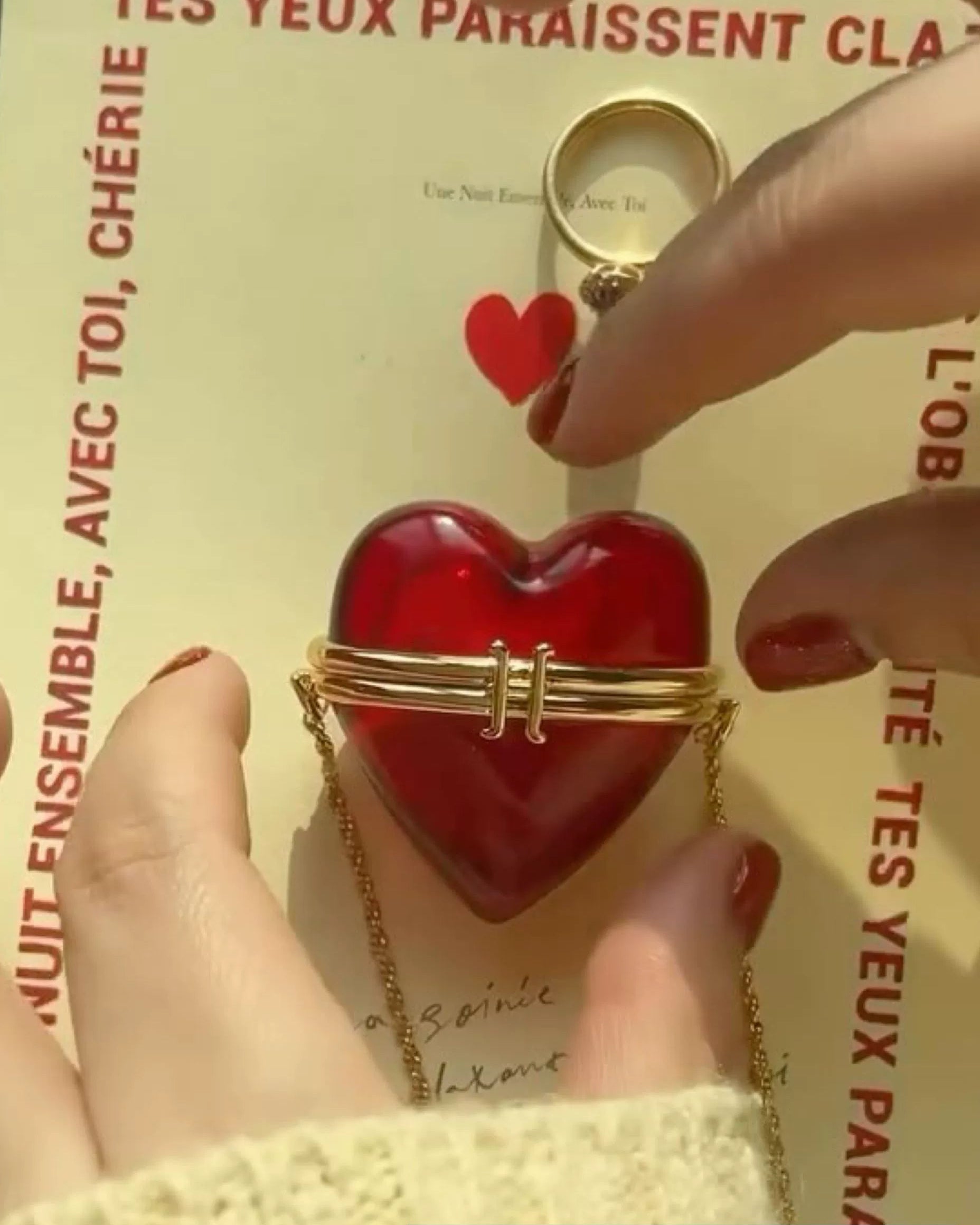 heart locket necklace