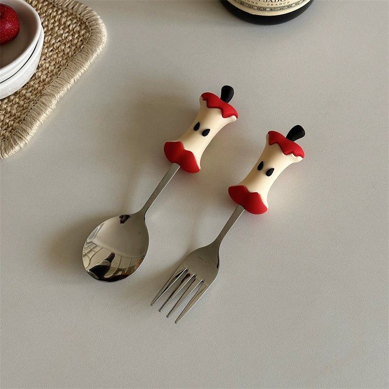 apple spoon and fork set š