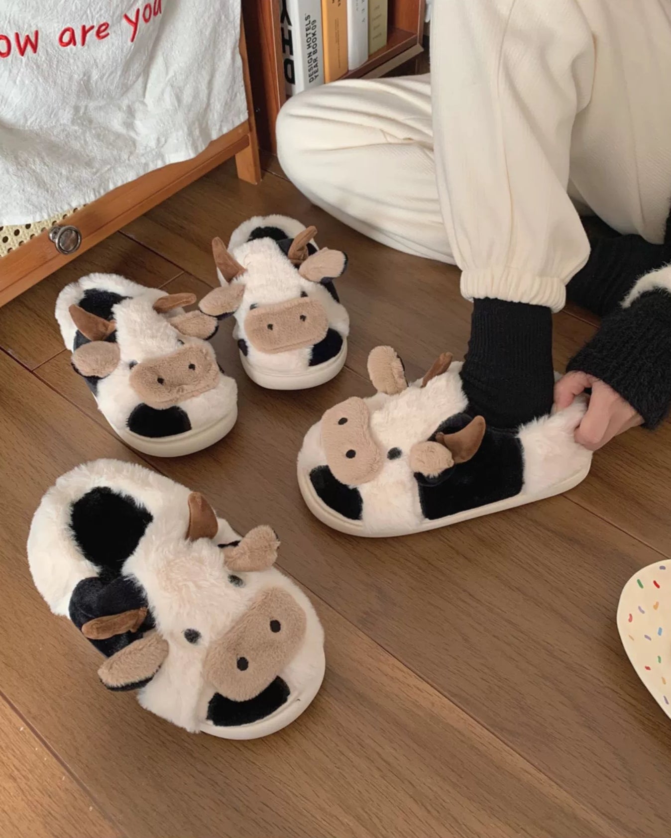 cow slippers