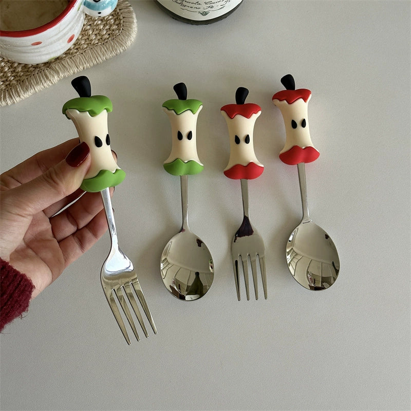 apple spoon and fork set š