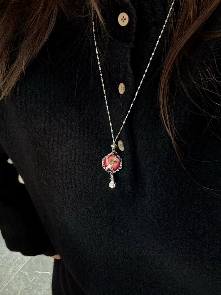 forbidden apple necklace πβ¨