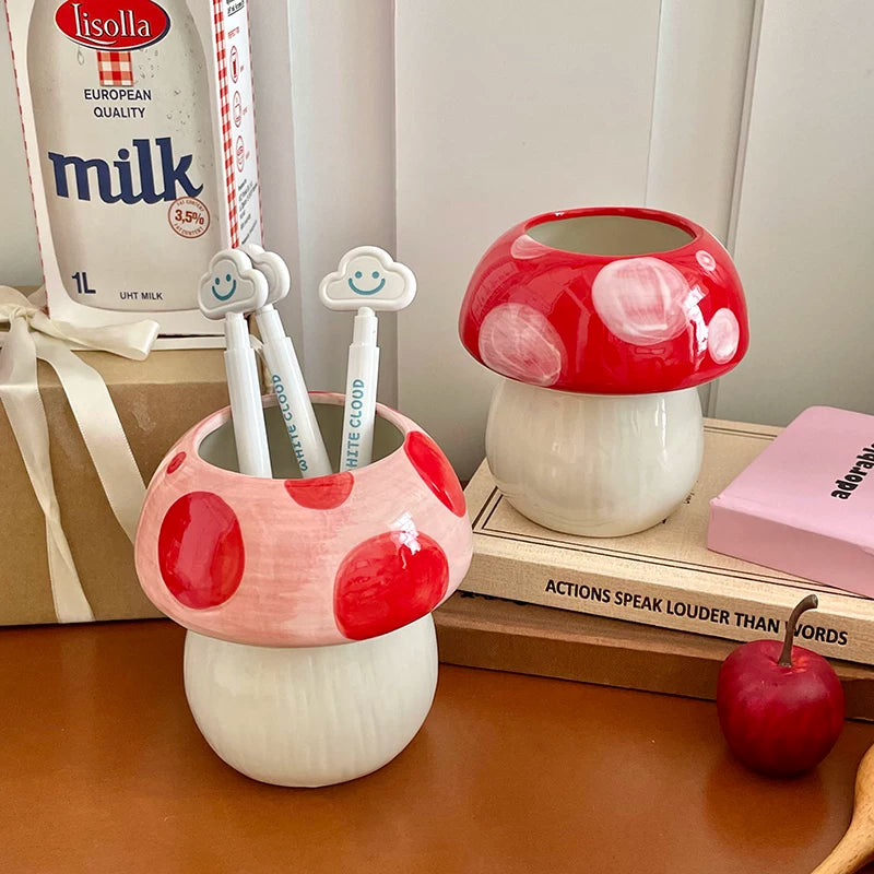 mushroom ceramic vase π