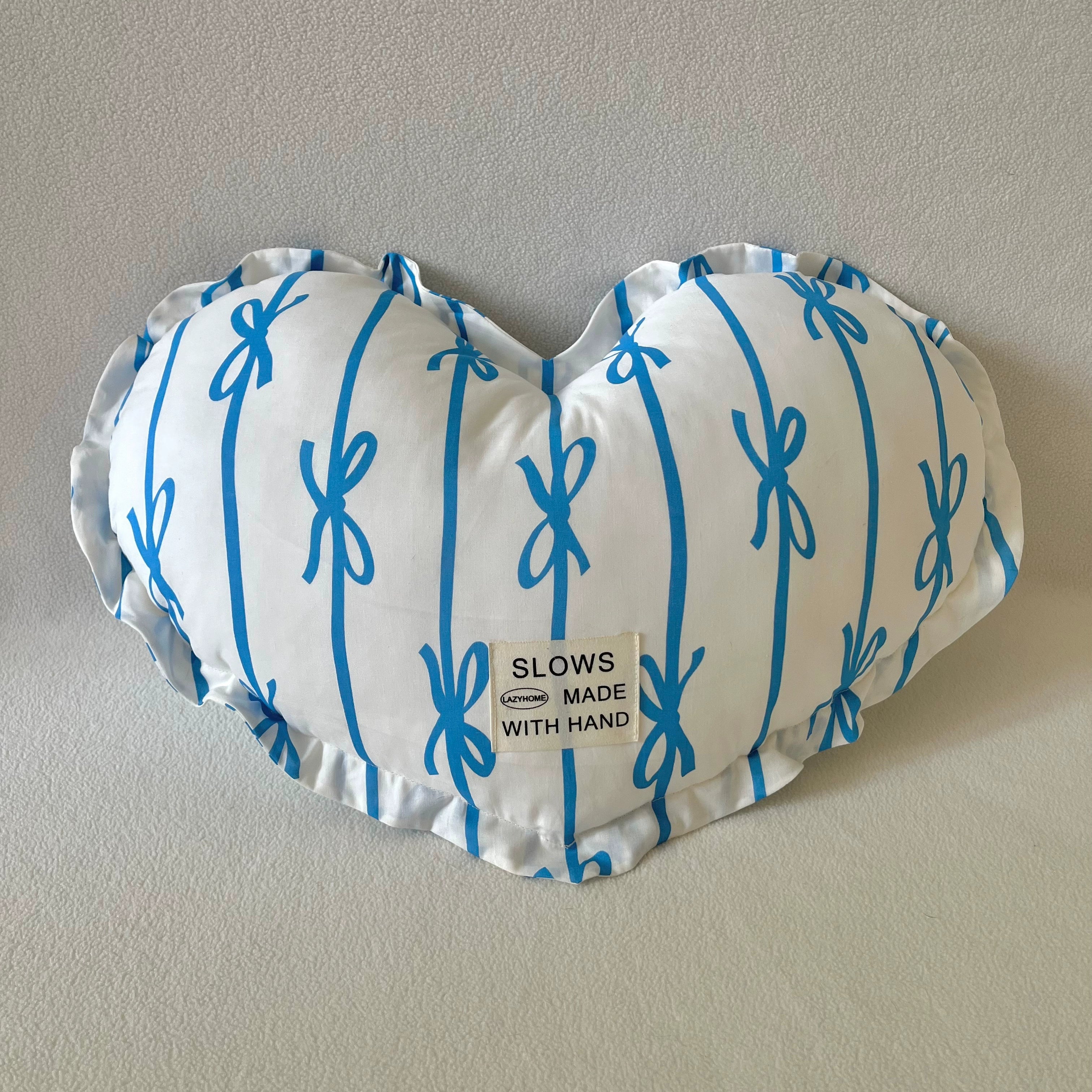 heart coquette pillows