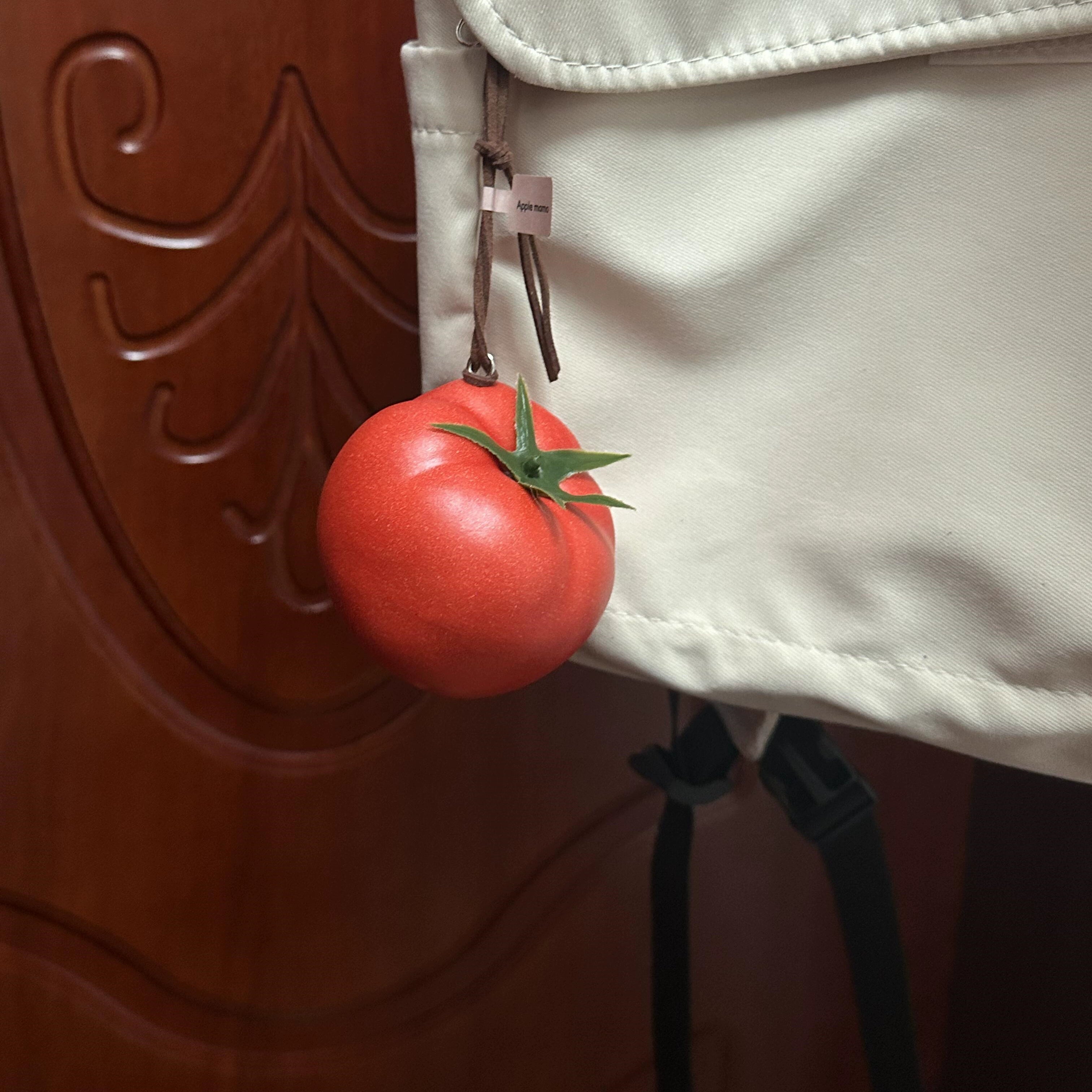 tomato pendant bag charm