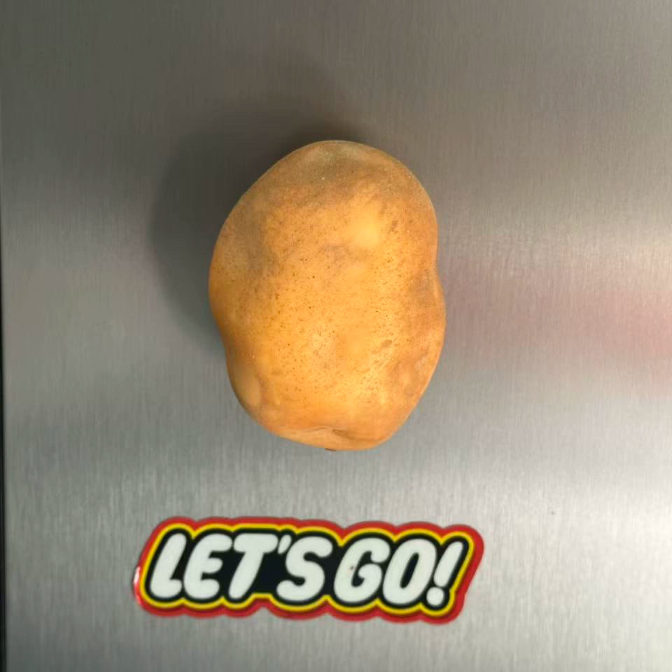 tomato and veggies fridge magnet