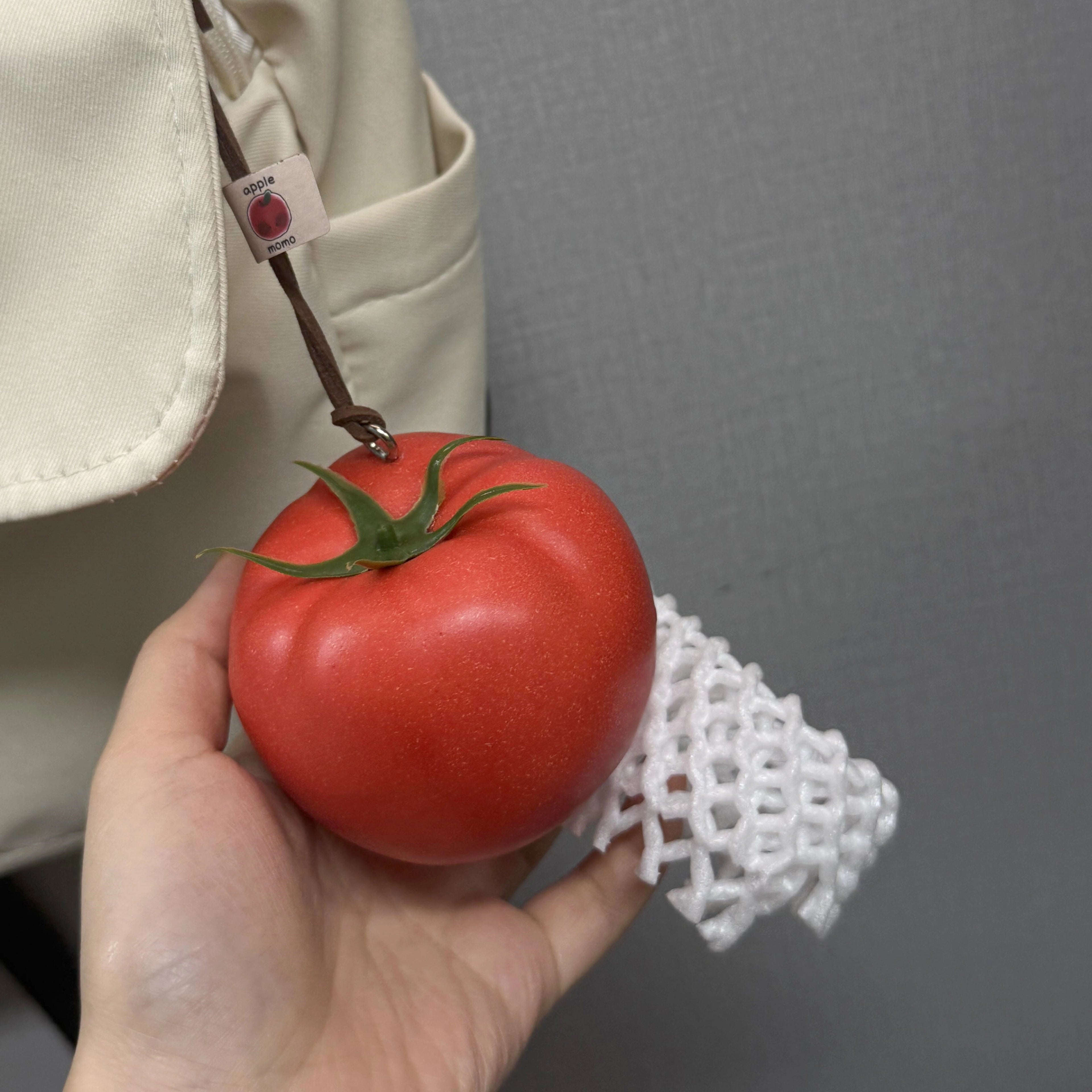 tomato pendant bag charm