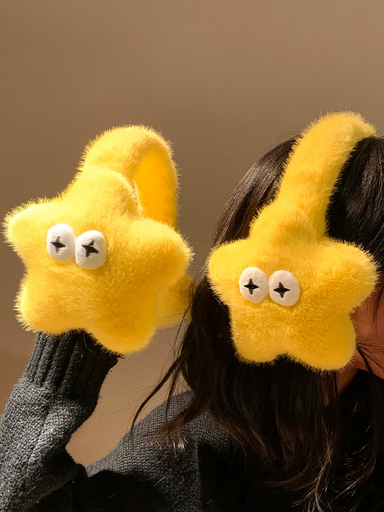 yellow star earmuffs