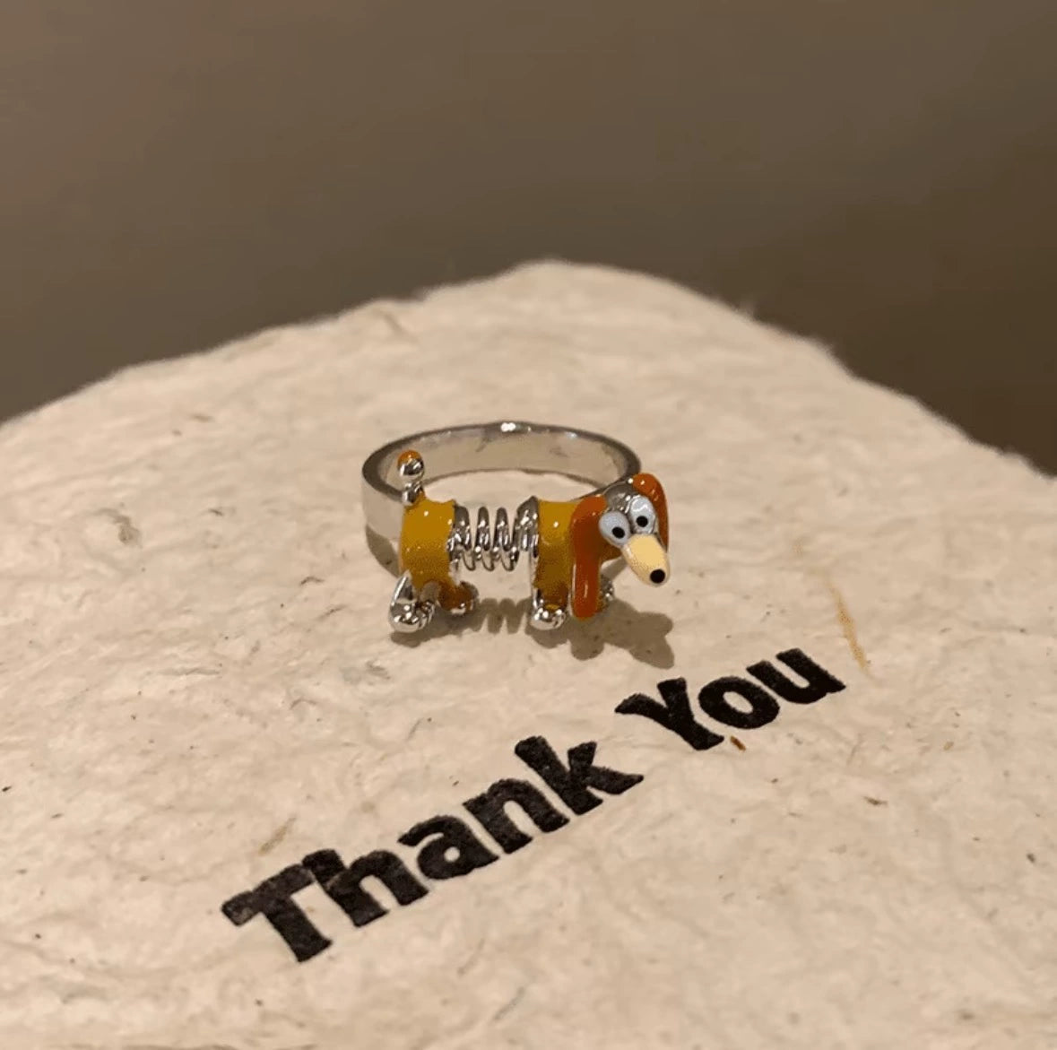 slinky dog ring