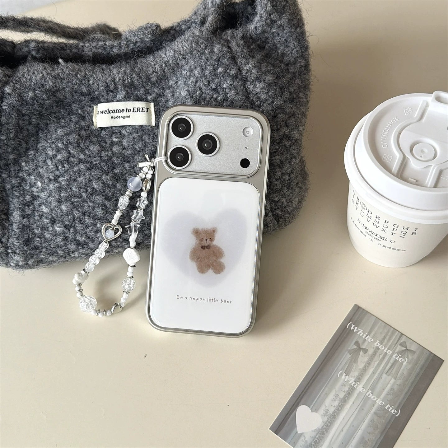 teddy bear phone case 🧸