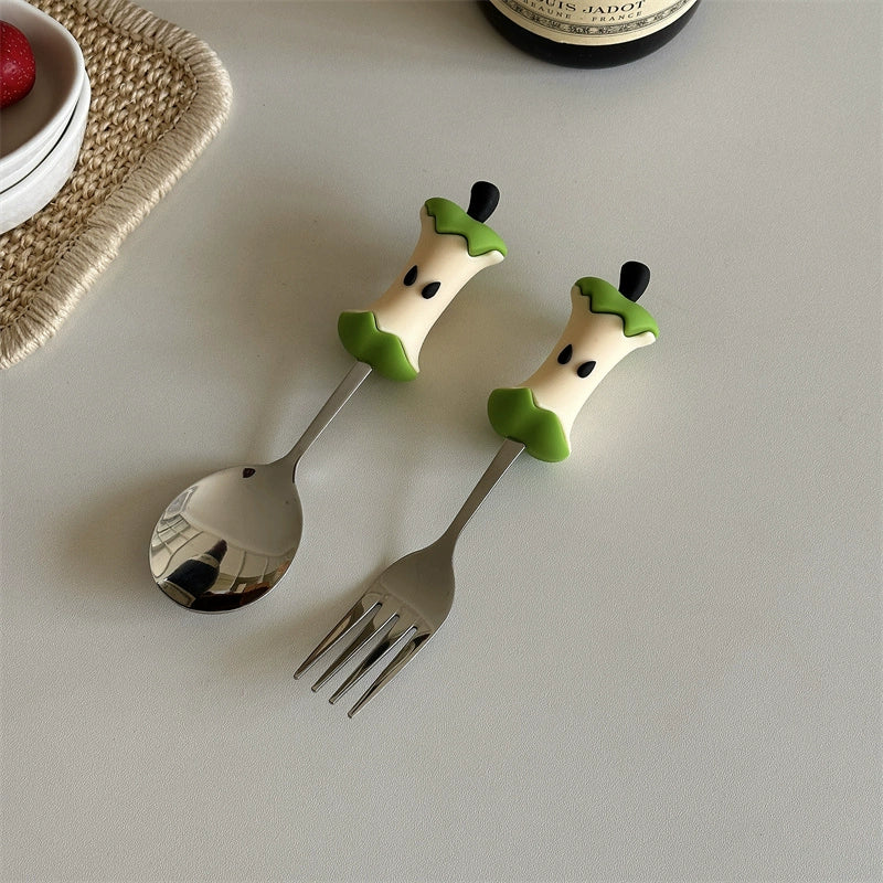 apple spoon and fork set š