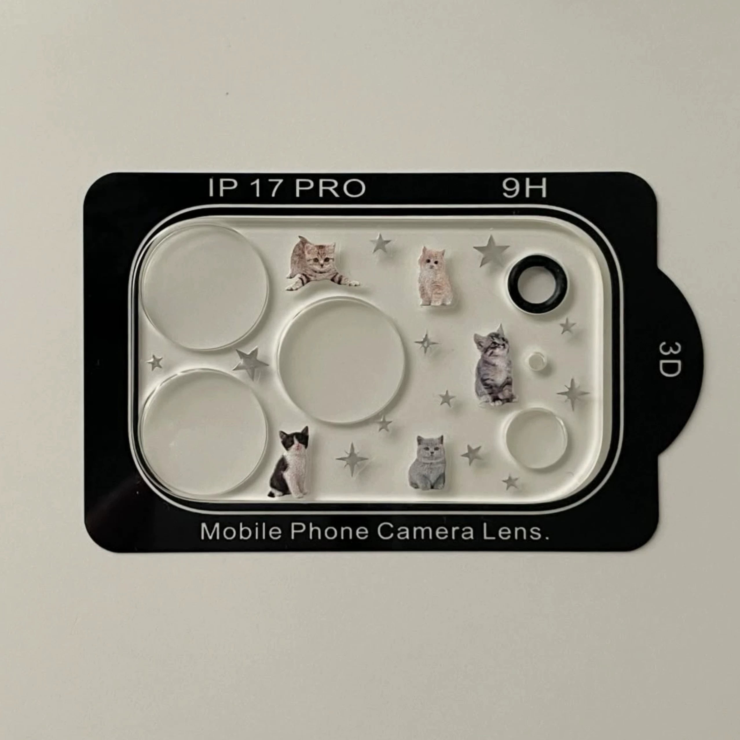 stardust cat sticker + lens protector