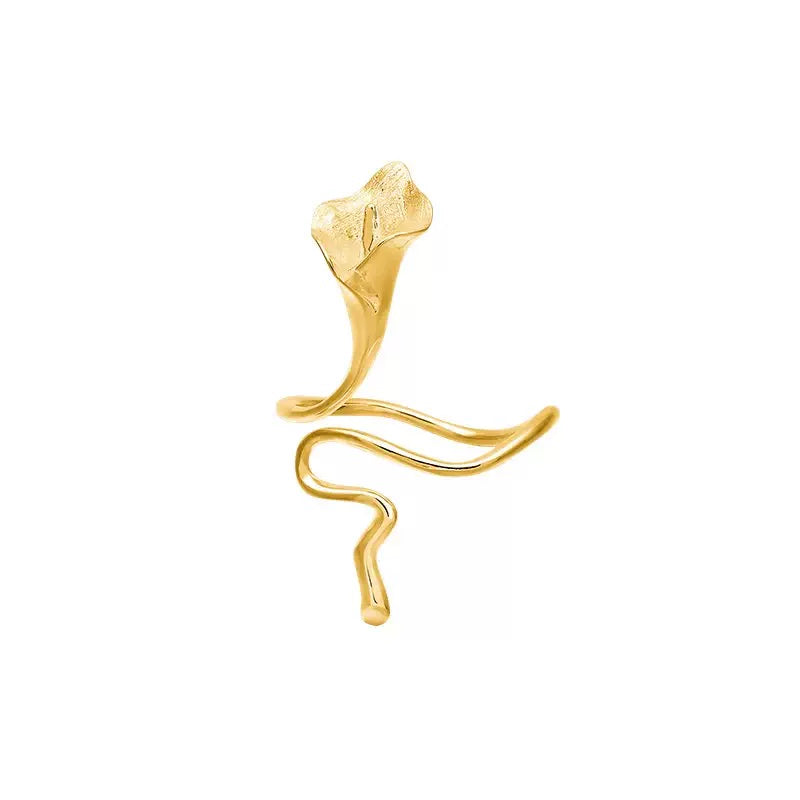 calla lily ring