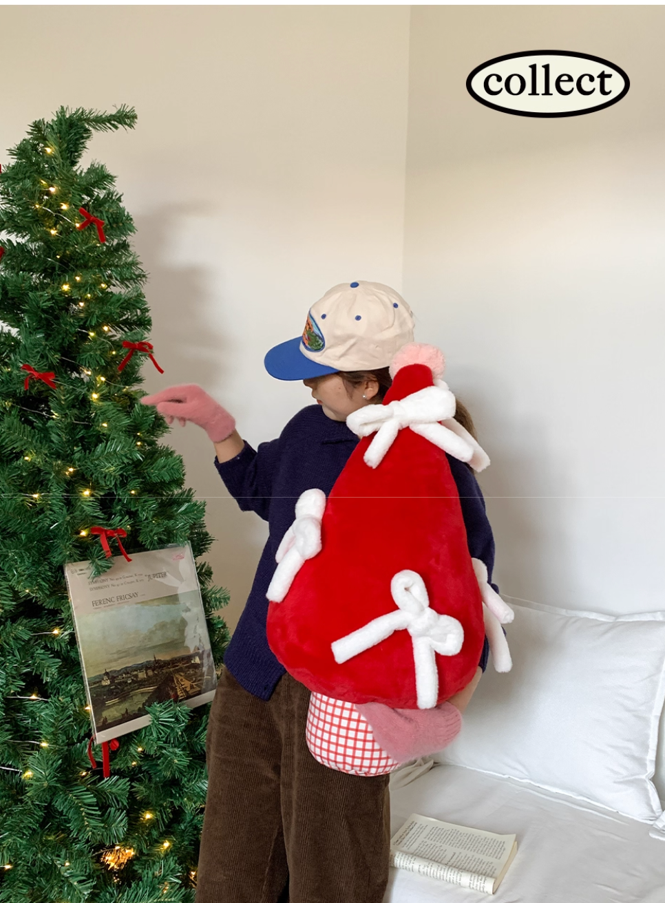 christmas tree pillow