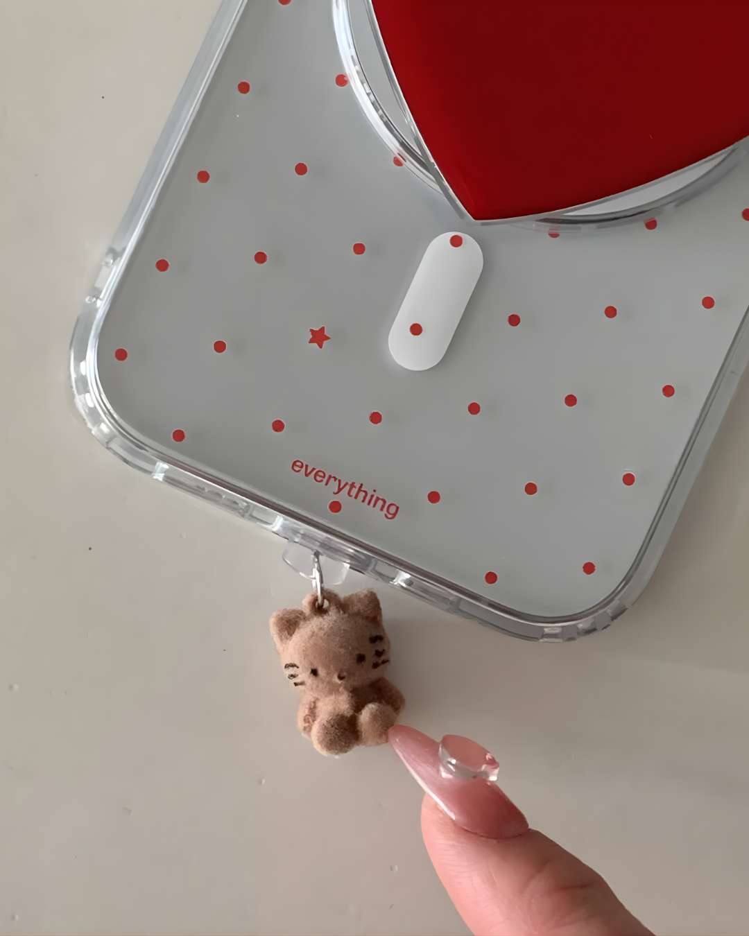 teddy bear charger charm