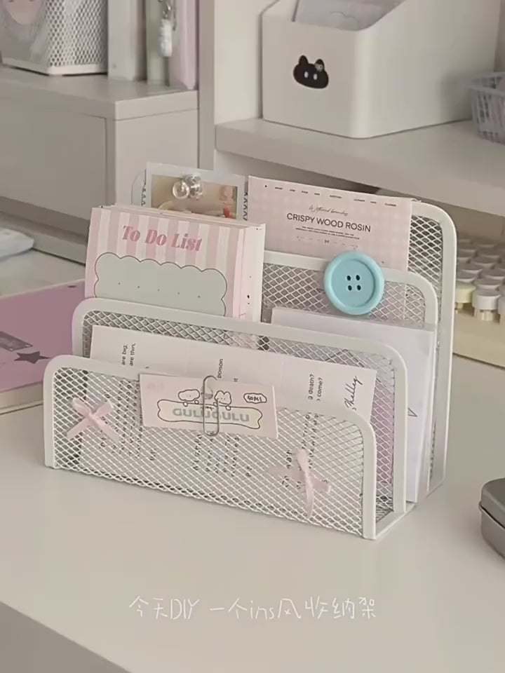 small desk note holder