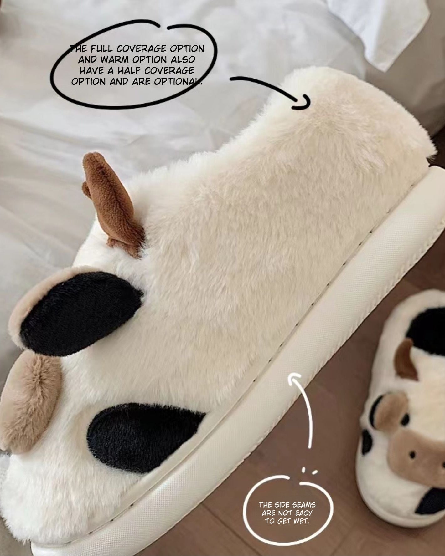 cow slippers