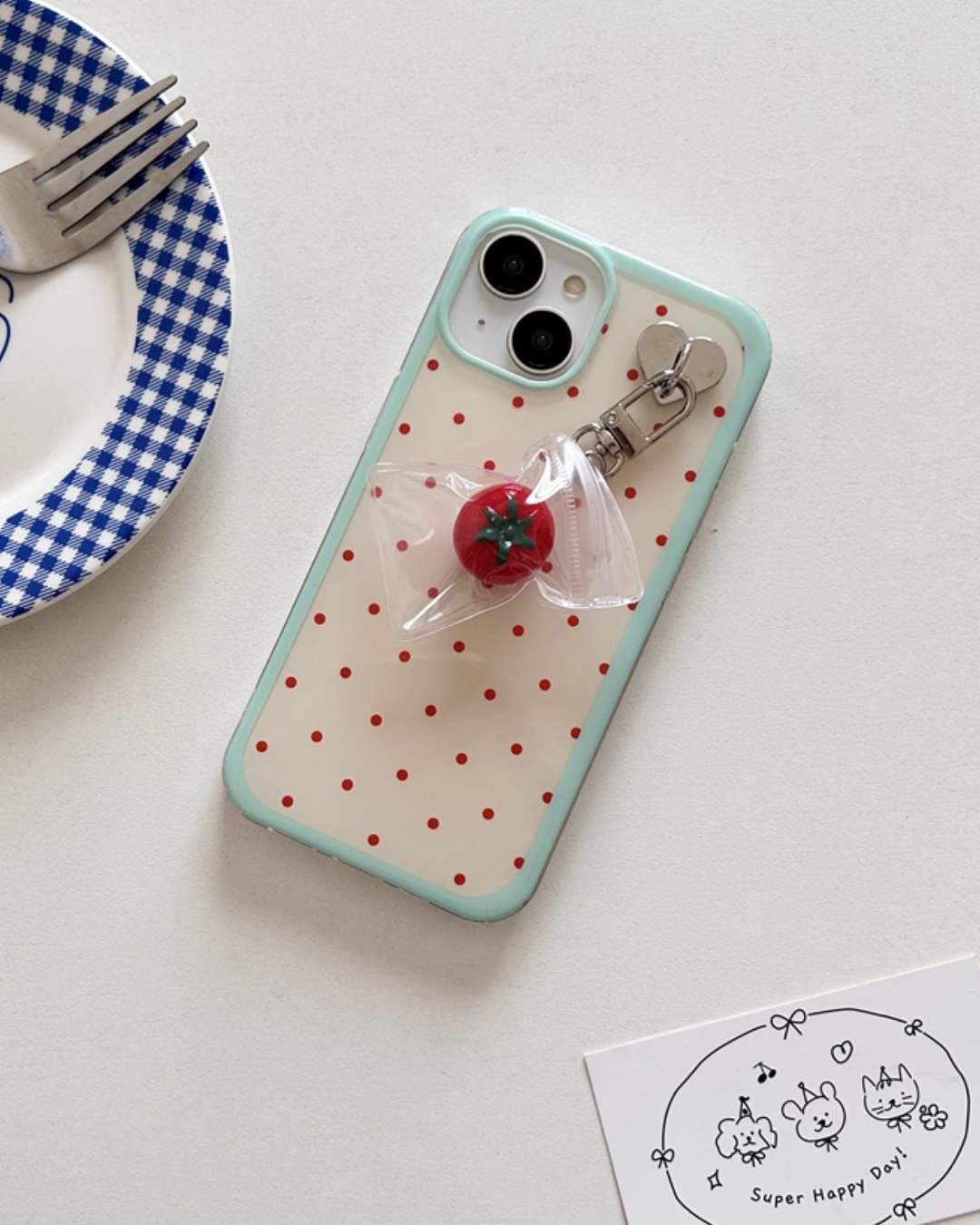 polka dots iphone case