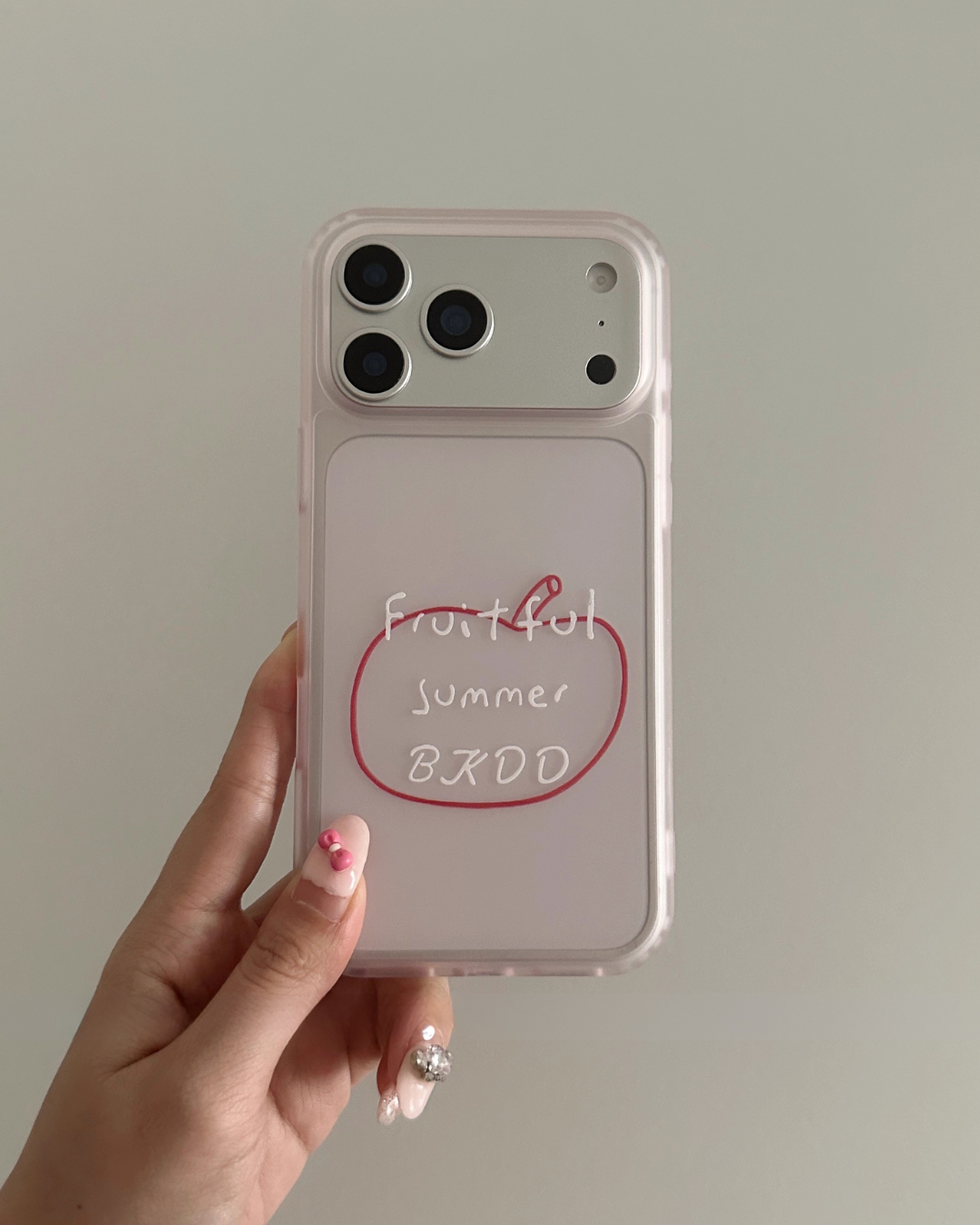 pink fruitful summer phone case