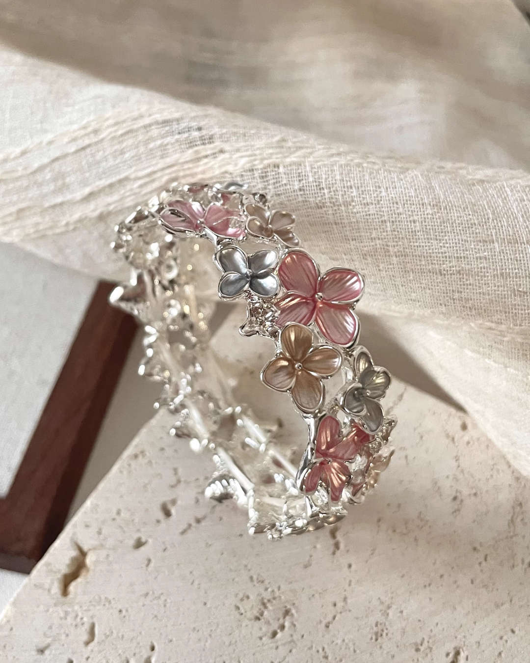 cherry blossoms bracelet
