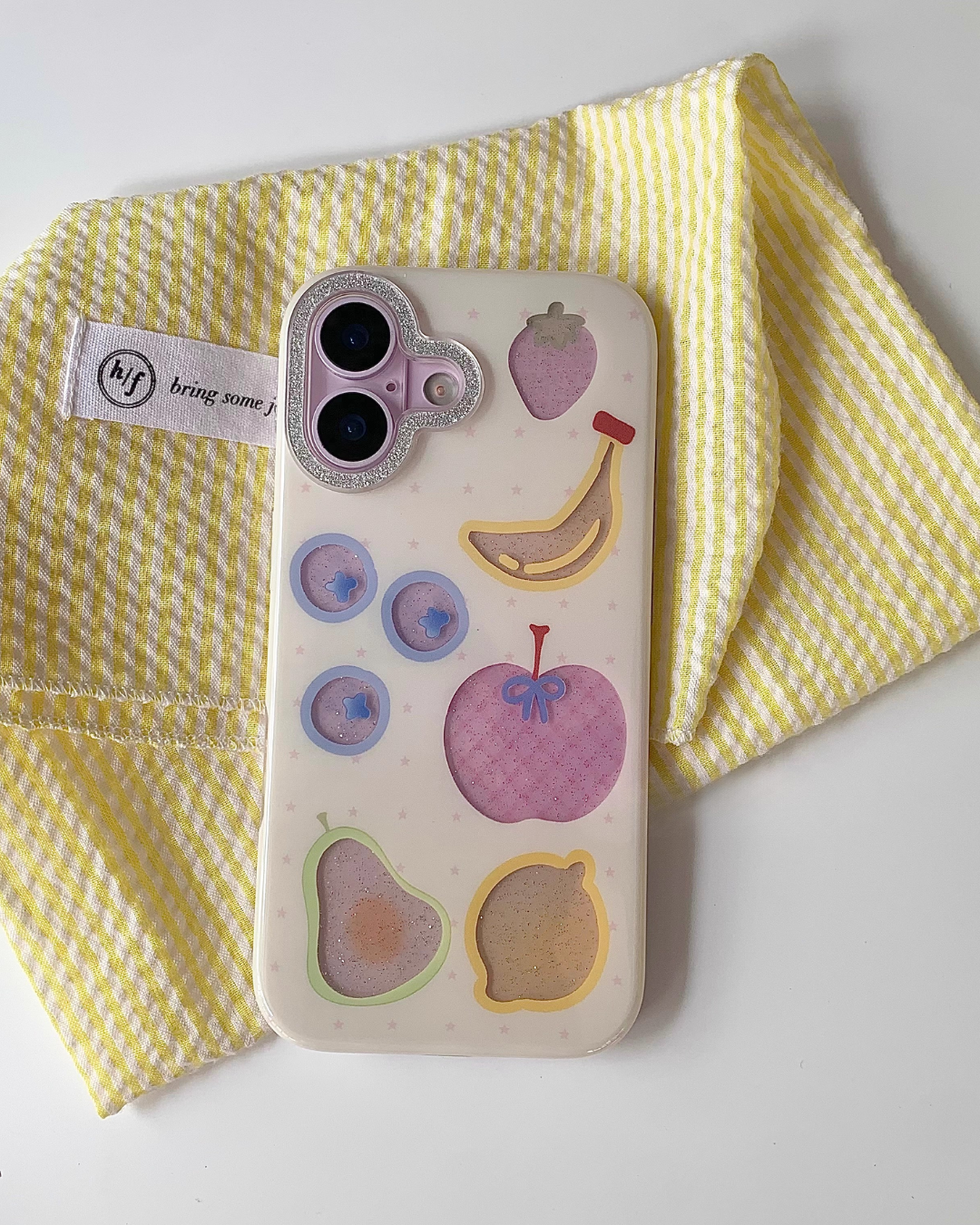 sparkling fruit phone case