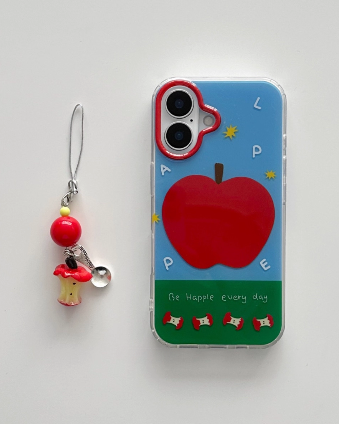 blue apple phone case