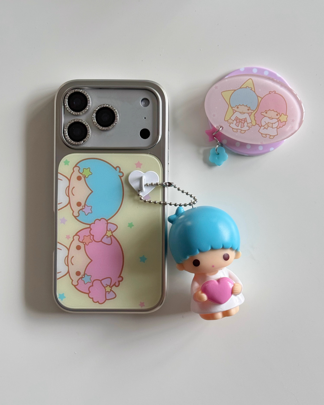 creamy yellow twins iphone case