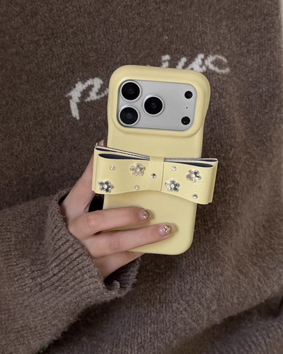 flower bow phone case