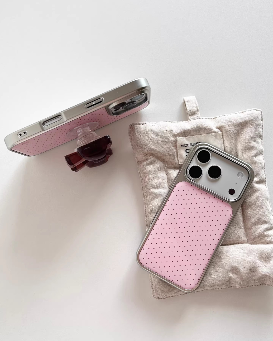 bowknot polka iphone case