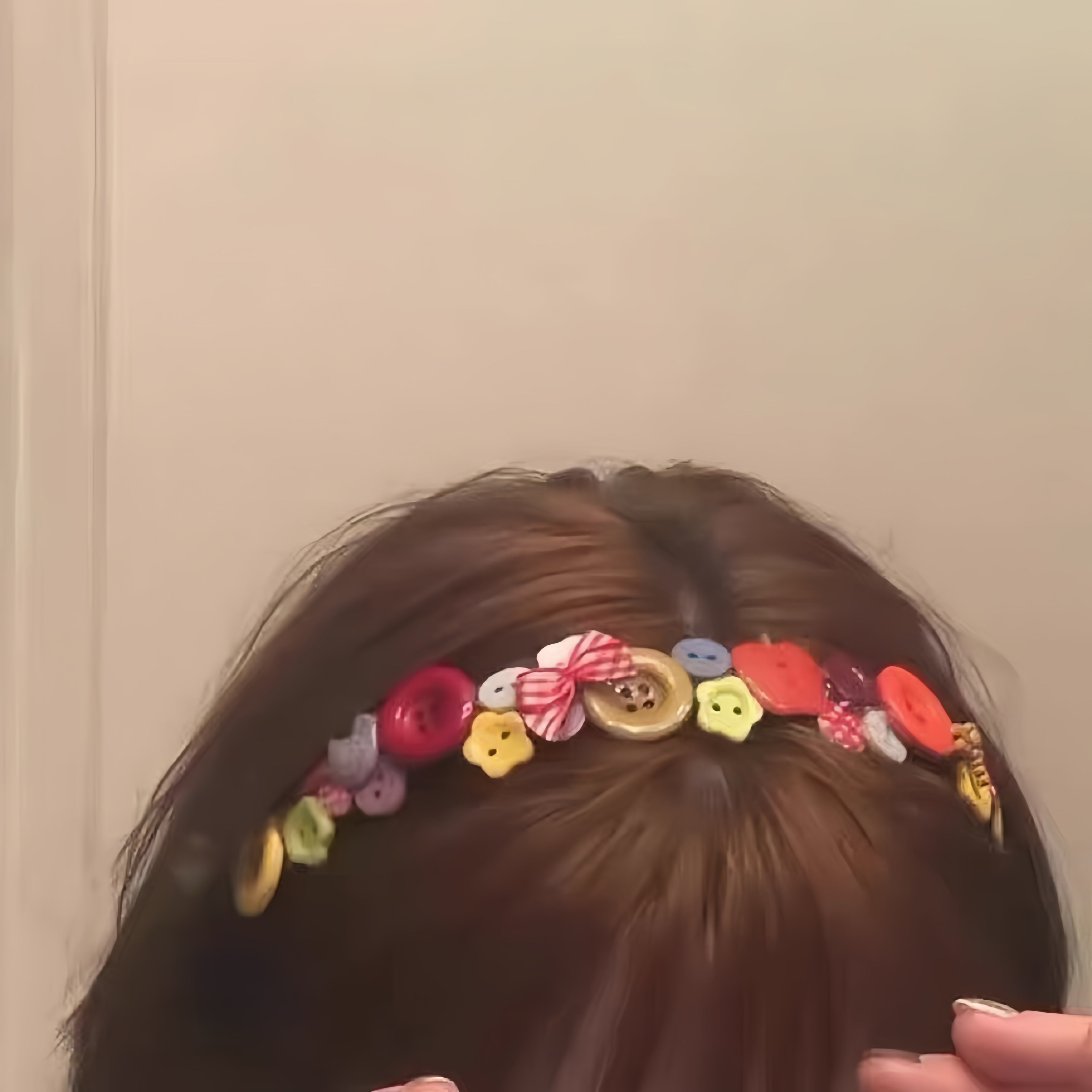 cute as a button headband